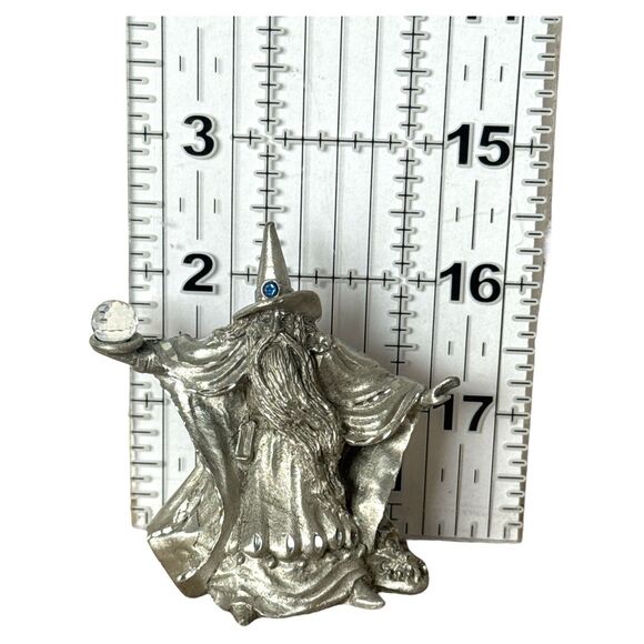Spoontiques Pewter Wizard Figurine Fantasy Collectible Sculpture USA - Picture 2 of 7
